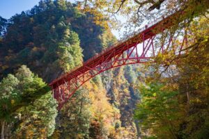 Kurobe Gorge Okukane bridge