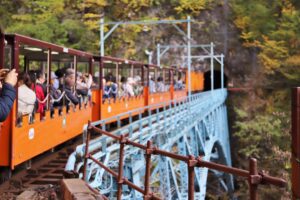 Kurobe Gorge Trolley train